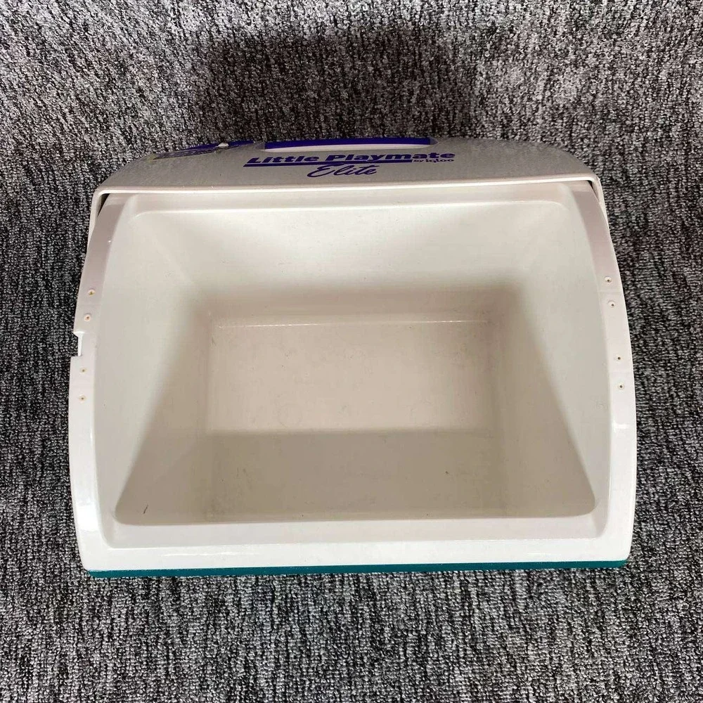 Igloo‎ Little Playmate Elite Cooler Small Teal White Ron Jon Surf Shop Retro